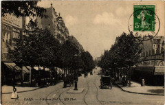 Carte postale ancienne L'Avenue Niel
                                                                     à Paris 17e
                                