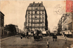 Carte postale ancienne Carrefour des Rues du Cherche-Midi et de Vaugirard
                                                                     à Paris 15e
                                