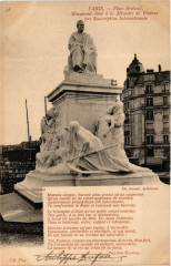 Place Breteuil - Monument élevé à la Mémoire de Pasteur à Paris 7e