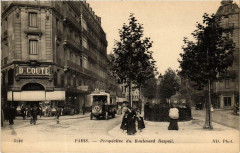 Paris 7e Perspective du Bd Raspail. Nd Phot à Paris 7e