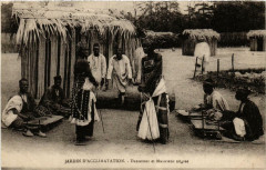 Jardin d'Acclimatation - Danseuses et Musiciens nègres à Neuilly-sur-Seine