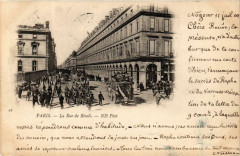 Paris 1e La Rue de Rivoli. 1900 à Paris 1er