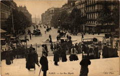 Paris 1e La Rue Royale à Paris 1er