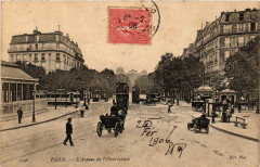 Paris 6e Avenue de l'Observatoire. Nd Phot à Paris 6e