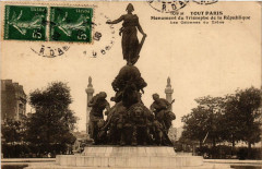 Monument du Triomphe de la République - Les Colonnes du Trône à Paris 12e