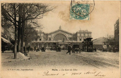 Carte postale ancienne Paris. La Gare de l'Est
                                                                     à Paris 10e
                                