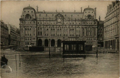 Paris Crue de la Seine 1910 Gare Saint-Lazare à Paris