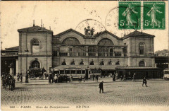 Carte postale ancienne Gare du Montparnasse
                                                                     à Paris 6e
                                