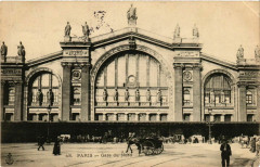 Paris 10e Gare du Nord ed. J.L.C à Paris 10e
