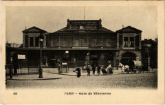 Carte postale ancienne Gare de Vincennes
                                                                     à Paris 12e
                                