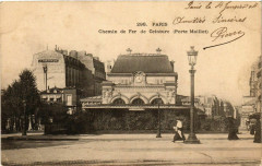 Carte postale ancienne Chemin de fer de Ceinture (Porte-Maillot)
                                                                     à Paris 17e
                                