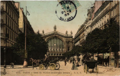 Paris (10e) Gare du Nord. Bd Denain à Paris 10e