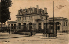 Carte postale ancienne La Gare de Reuilly
                                                                     à Paris 12e
                                