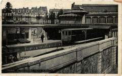 Paris (4e) Le Metropolitain Gare de la Bastille à Paris 4e