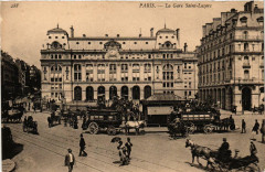 Paris (8e) La Gare Saint-Lazare à Paris 8e