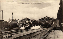 Carte postale ancienne Gare de Lyon
                                                                     à Paris 12e
                                