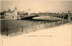 Expo 1900 Paris Le Pont Alexandre à Paris