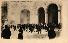 Paris Expo 1900 Le Chateau d'eau pendant l'incendie -
																					75000 Paris
																			
