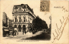 Paris 10e Théatre de la Renaissance à Paris 10e