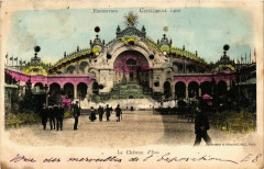 Paris Expo 1900 Le Chateau d'eau à Paris