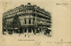 Paris Expo 1900 Théatre du Vaudeville à Paris