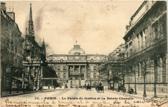 Paris (1e) Le Palais de Justice et la Sainte-Chapelle à Paris 1er