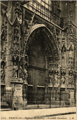 Paris (4e) Eglise Saint-MERry. Portail central -
																					75004 Paris 4e
																			
