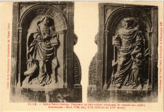 Paris (4e) Eglise Saint-Gervais. Panneaux en bois sculpte -
																					75004 Paris 4e
																			