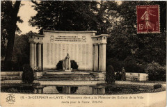Saint-Germain-en-Laye - Monument élevé a la Mémoire des Enfants de la à Saint-Germain-en-Laye