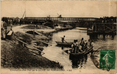 Construction d'un Pont par le Génie de Versailles à Versailles