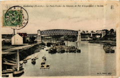 Andresy - Le Pont-Viaduc du Chemin de Fer d'Argenteuil à Andrésy