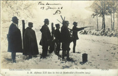 Tirés de Rambouillet Alphonse Xiii à Rambouillet