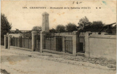 Champigny - Monument de la Bataille 1870-71 -
													94 Val de Marne
												