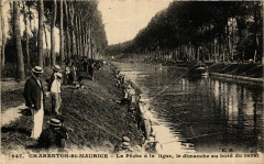 Charenton-Saint-Maurice - La Peche a la ligne le dimanche au bord .. -
																					94410 Saint-Maurice
																			