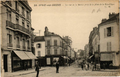 Ivry-sur-Seine - La rue de la Mairie prise de la place de la .. à Ivry-sur-Seine