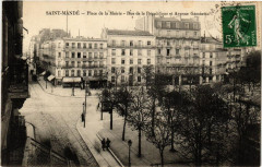 Saint-Mande Place de la Mairie Rue de la République à Saint-Mandé