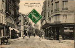 Vincennes Rue de Montreuil et le Donjon -
																					94300 Vincennes
																			