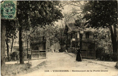 Vincennes Restaurant de la Porte-Jaune à Vincennes