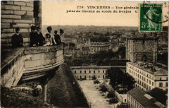 Vincennes Vue générale prse du Chemin ronde du Donjon -
																					94300 Vincennes
																			