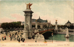 Paris 8e - Perspective du Pont Alexandre à Paris 8e