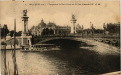 Paris 8e - Perspective du Petit Palais à Paris 8e