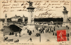 Paris 8e - Le Pont Alexandre à Paris 8e
