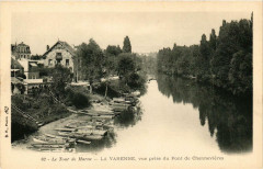 Le Tour de Marne La Varenne vue prise du Pont de Chennevieres