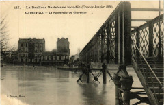 Alfortville L Passerelle de Charenton à Alfortville