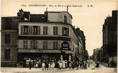 Charenton - Rue de Paris et Rue Gabrielle