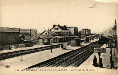 La Courneuve-Aubervilliers - Intérieur de la Gare à La Courneuve