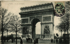 Carte postale ancienne Arc de Triomphe
                                                                     à Paris 16e
                                