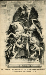 Paris 8e - Bas-reliefs de l'Arc de Triomphe à Paris 8e