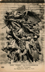 Paris 8e - Les Hauts Reliefs de l'Arc de Triomphe à Paris 8e