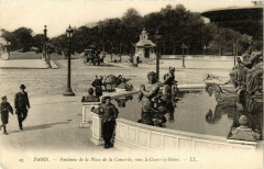 Paris 8e - Fontaine de la Place de la Concorde à Paris 8e